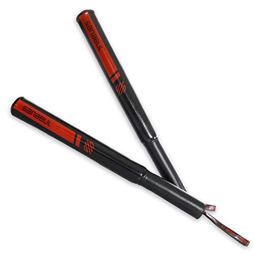 Sanabul Striking Sticks For Boxing Mma (Pair) (Black/Red, Standard) #TOP27