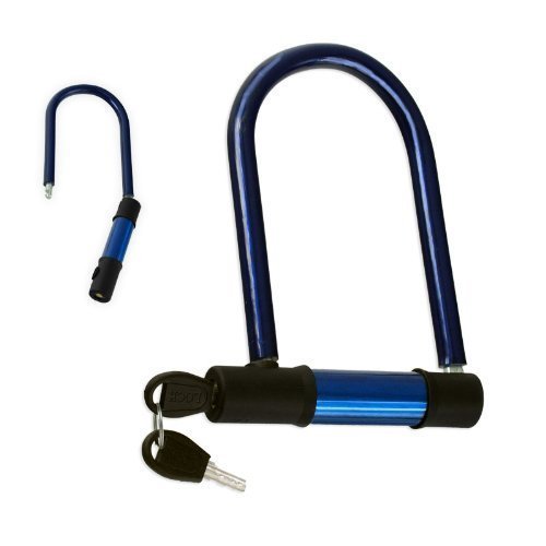 Steel U-Lock Bike & Motorcycle Lock - Weighs Just 10 Oz