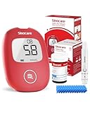 sinocare Safe AQ Smart Blood Sugar Monitor, Blood Glucose Monitor, Diabetes Testing Kit with 25 Test Strips, 5s Testing Blood Sugar Test Kit, No Coding, NEWLY UPGRADED Glucometer, mmol/L