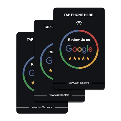 NFC Tap Card for Google Review Compatibility, One-Tap Instant Feedback & Ratings | Enhance Customer...