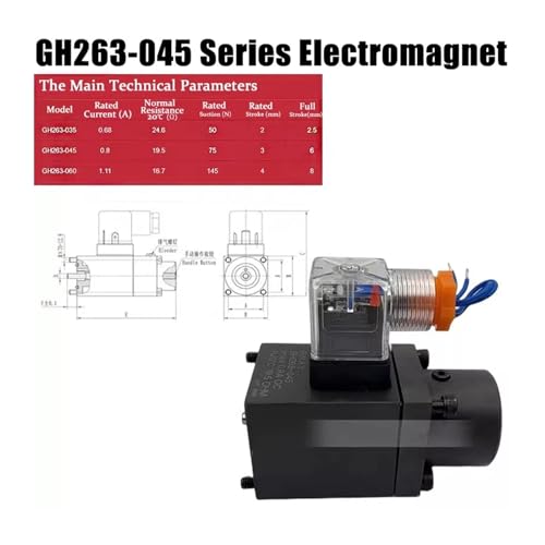 Bobine de solénoïde GH263-035 pour automatisation de vanne proportionnelle GP60 - 3