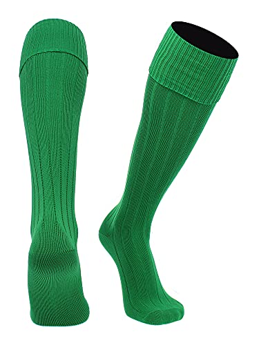 TCK European Style Soccer Socks (Kelly Green, Medium)