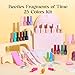 Beetles Gel Nail Polish Kit with U V Light - 25 Colors Valentines Gel Polish Set 51 Pcs Imprints of Time Nail Kit One Color One Bottle with Top &Base Coat Beauty Must Have DIY Salon Gifts for Women
