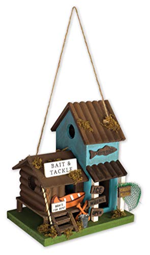 Sunset Vista Designs Bps-03 Welcome To The Woods Decorative Birdhouse, Bait & Tackle #TOP6