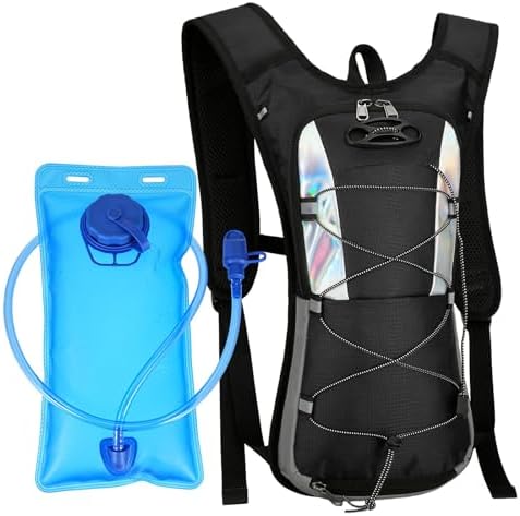 Sac à Dos d'Hydratation Running avec Vessie d'eau 2L & Filet à Ca...