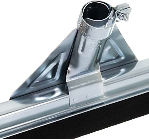 Image of SPARTA Flo-Pac Floor Rubber Squeegee Window Squeegee with Reinforced Metal Frame for Floor, Bathroom, Kitchen, Concrete, Tile, Garage, Commercial Use, 30 Inches, Black, (Pack of 10)