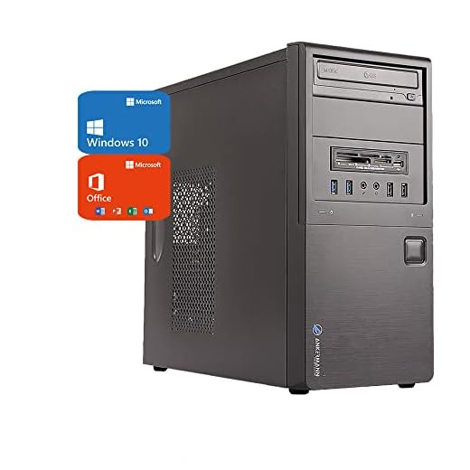 Ankermann Business Office Work PC Intel 4 Core i7 NVIDIA GeForce 605 16GB RAM 480GB SSD 500GB HDD Windows 10 Pro WiFi