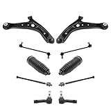 TRQ Front Steering & Suspension Kit Compatible with 2011-2017 Ford Fiesta