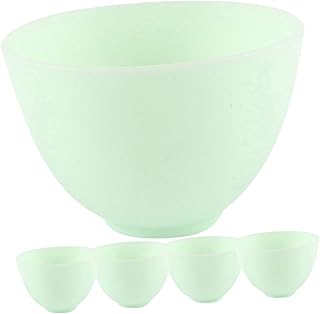 BESTOYARD 5 Peças Tigela De Máscara De Silicone Espátula De Beleza Suprimentos De Beleza Tigelas De Silicone Para Tratamentos Faciais Tigela De Alimentação De Silicone Tigela De Maquiagem