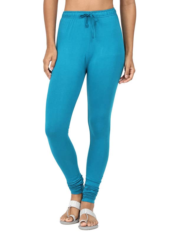 Image of Robinbosky Cotton Churidhar Leggings for Women - Stylish, Stretchable & Flattering Fit for All-Day Comfort