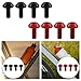 UsefulTools 4Pcs High-Strength Aluminum Alloy M5 Bottle Cage Mounting Bolts for Mountain Bikes Road Bicycles and Cycling Accessories(Red)
