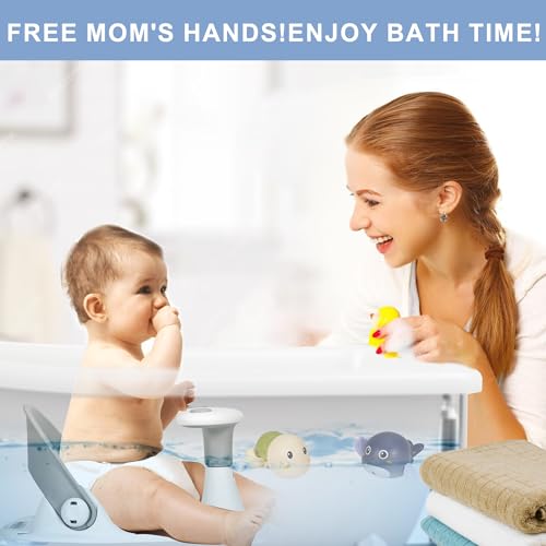 Wddbb Baby Bath Seat, Bath Seat For Babies 6 Months & Up, With Thermometer Bath Seats For Babies Sitting Up, Non-Slip Toddler Bath Seat For Baby,Baby Bathtub Baby Bath Seats 6-24 Months thumb #1