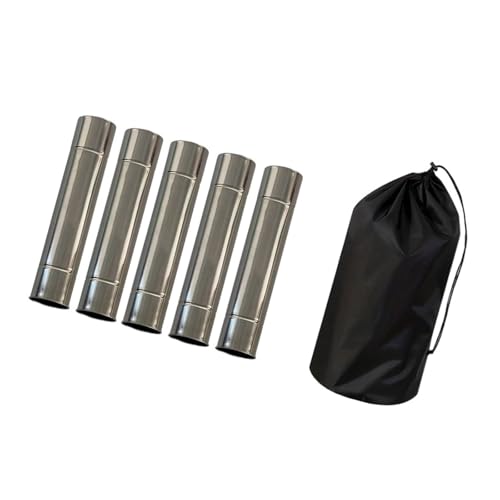 Practical Stove Chimney Set Suitable for Wood Burning Stove Easy Assembly Camping Accessories Ventilation Systems Fast Heating E