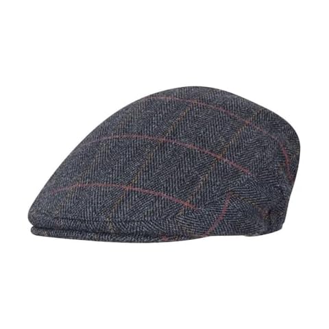 WALKER AND HAWKES - Green Sage Premium Derby Tweed Teflon Lining Cambridge Flat Cap Unisex Cover