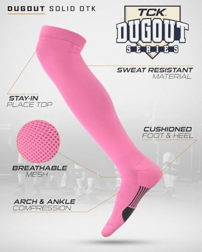 Image of TCK USA Made Over-the-Knee Socks for Baseball, Softball, & Football | Performance Athletic Socks for Boys, Girls, Men & Women