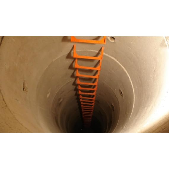 Escalones/Peldaños pates para pozos, silos, arquetas 330mm de polipropileno PATE SUGAR 330CR