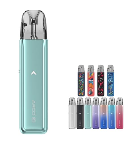 XbN ARCO E1 Pod System Kit 1300mAh 3ml (Max 30w) AR E1 |bh Lbg dq^oR Vape xCv X^[^[Lbg jR`t[ (Mineral Green)