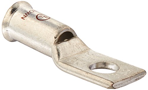 Morris 94036 Short Barrel Compression Lug, Copper, 1 Hole, 2 STR, 5/16 Stud, .315-.422 ID-OD, 1.93-inch Length, Brown