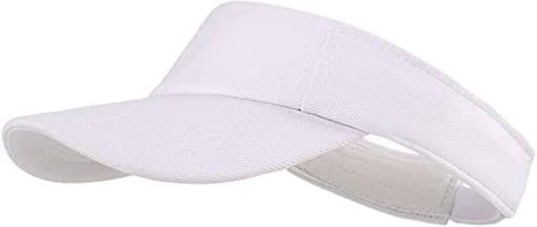 Amazon Brand - Nora Nico Unisex Cotton Stylish Adjustable Sun Visor, Sun UV Protection Cap
