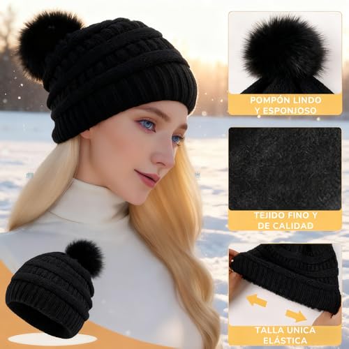 Catálogo para Comprar On-line Gorros de punto para Mujer que puedes comprar esta semana. 8 Imagen adicional