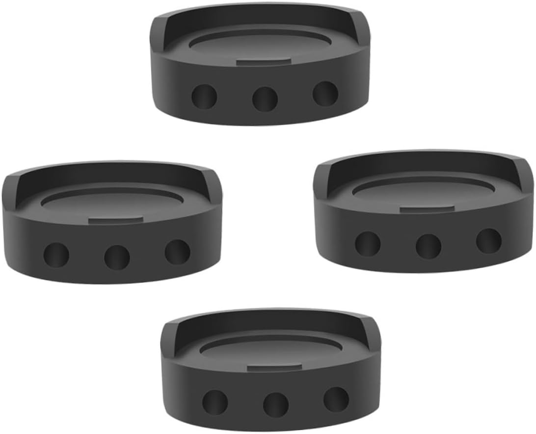 Angoily 4pcs Non- Furniture Feet Pads -skid Lifting Mats for and Noise Reduction Use for Appliances Black Design