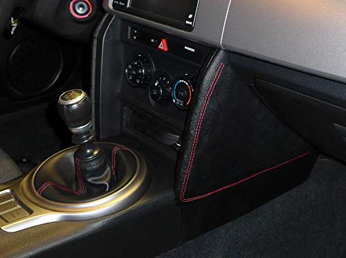 RedlineGoods Knee pad Covers Compatible with Scion FR-S 2012-16. Tailor Made - not Universal. Genuine top-Grade Italian Tan Leather with Black Thread