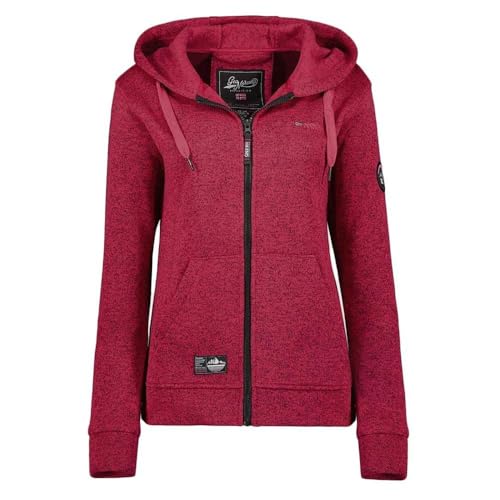 per la giacca da donna Geographical Norway! - Maniche lunghe - Chiusura con zip - Cappuccio - 2 tasche - Colore: rosa - Composizione: 100% poliestere