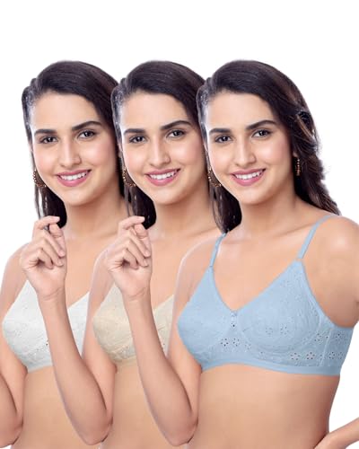 Image of Brida Italia Women's Cotton Minimizer Saree Bra | Full Coverage | Non-Padded, Wire-Free | Comfortable Daily & Ethnic Wear