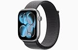 Apple Watch Series 11 [GPS + Cellular, 46mm] Space Gray Aluminum Case with Dark Gray Sport Loop Band, One Size (Renewed)