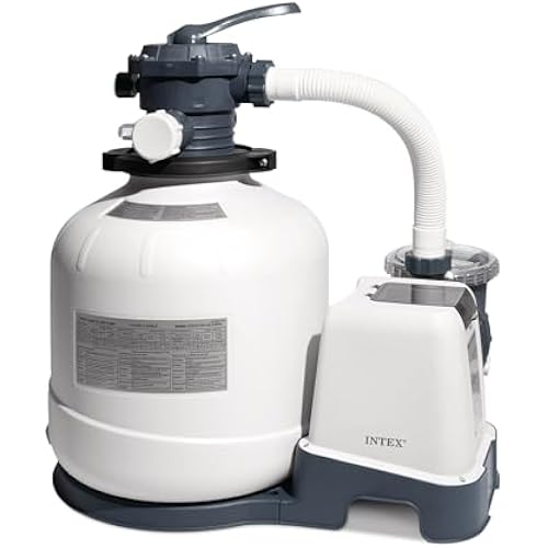 INTEX Krystal Clear 3,000 GPH Sand Filter Pump for Above Ground Pools