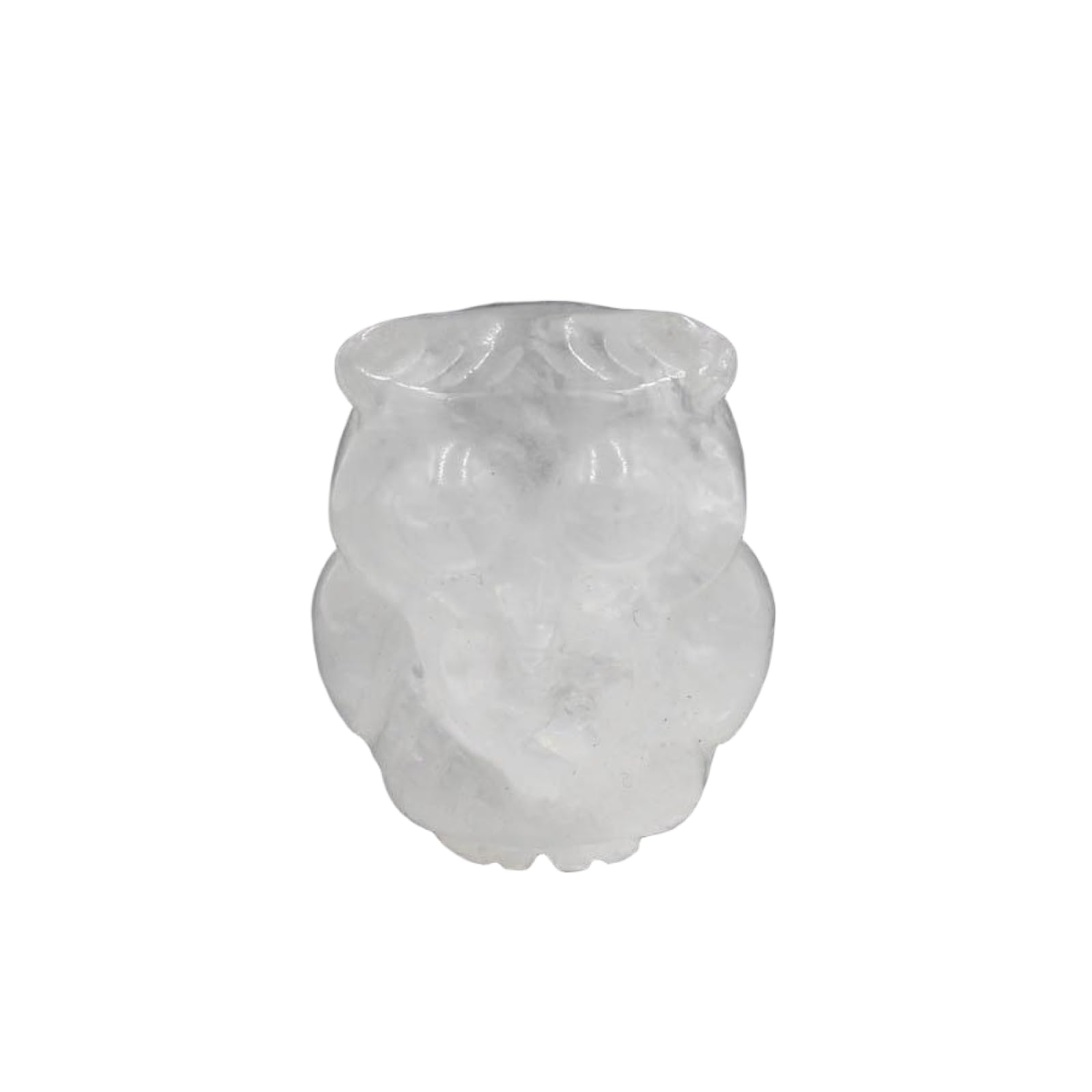 Zicnjodye 1pc Natural Stone Owl Shape Ornament