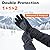 BNZ Heated Gloves for Men Women, Rechargeable Heated Gloves for Winter Sports Snow Biking Riding Skiing Cycling Hunting Snowboarding, Touchscreen Function (Extra Large)