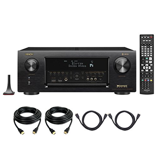 Denon AVR-X6400H HEOS 11.2 Network, Multi Room Audio Technology, Dolby Atmos, Bluetooth-WiFi in-Comm