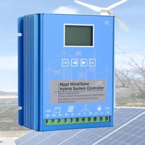 Regulador híbrido MPPT 9000W eólico solar para sistemas de energía de 12V 24V y 48V
