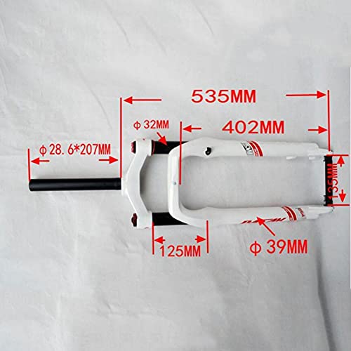 Fourche avant suspendue robuste en alliage pour vélo de route - 4