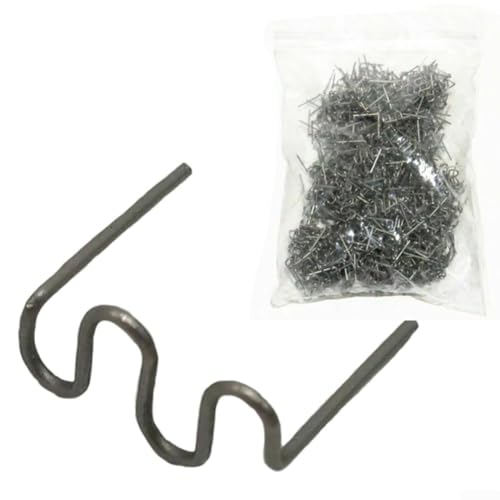 Wave Hot Staples 0 8 mm en acier inoxydable 1000 pièces pour soudure plastique et réparation de pare-chocs de voiture avec extrémités d'agrafes prédécoupées