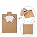 ValBox CD Sleeves 100 Packs Kraft Paper Envelopes 5 x 5 Inches Brown DVD Paper Cardboard Envelopes CD Paper Storage Holder Covers