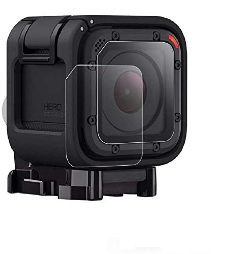 REY Protector de Pantalla para GOPRO Hero Session/GOPRO Hero 5 Session/GOPRO Hero 4, Cristal Vidrio Templado Premium