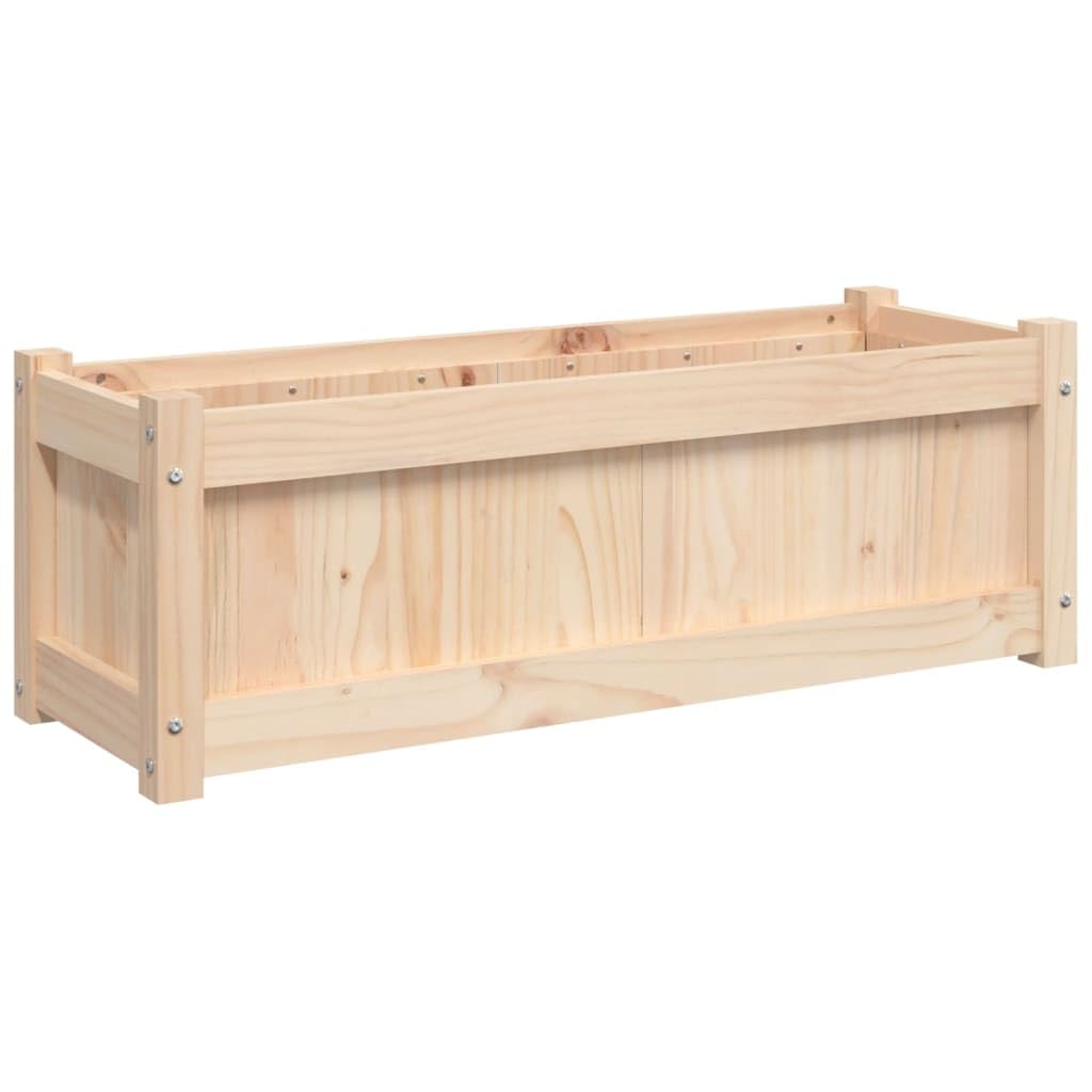 Générique Sadzarka na rośliny z litego drewna sosna 90x31x31 cm