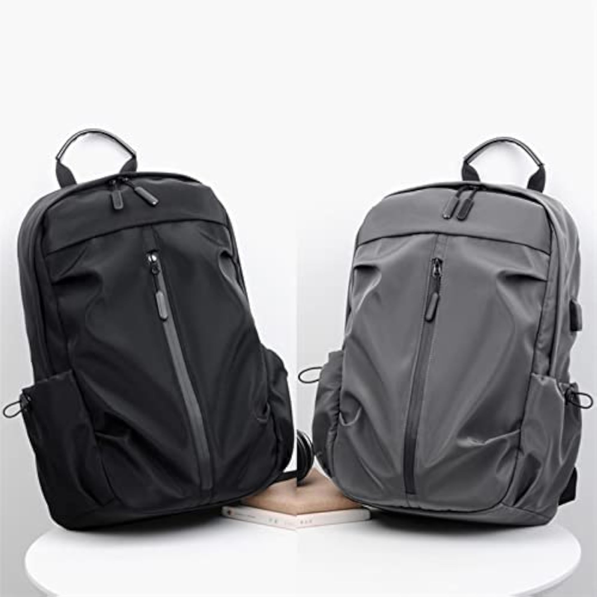 Multifunctional USB Charging Oxford Backpack for Men