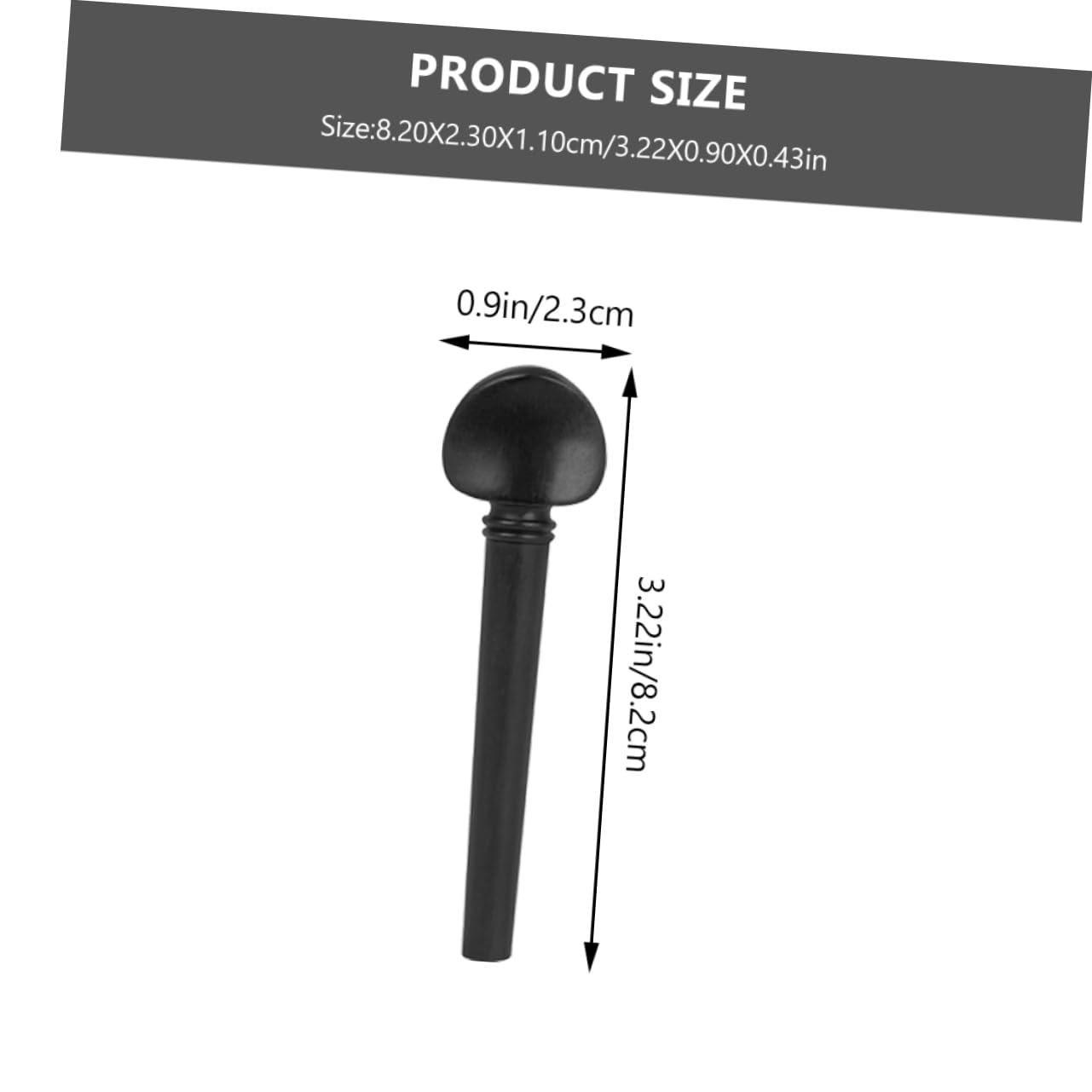 BESPORTBLE 12pcs Tuning Pegs for Oud Durable Ebony Replacement Parts with Fine Performance for Musical Instruments for DIY Oud Projects and Easy String Tension