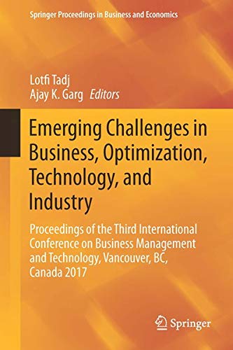 Buy Emerging Challenges in Business, Optimization, Technology, and Industry — BookShops.in