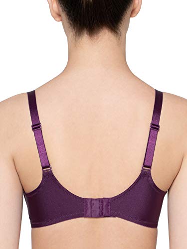 Image of Triumph International Women's Padded | Underwire | Modern Finesse 38E Plum Purple | Full-Coverage Spacer Cup Bra | Pack of 1