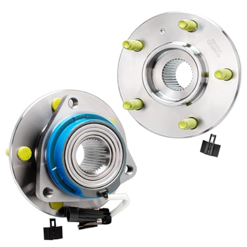 Image of Detroit Axle - AWD Pair Rear Wheel Bearing Hub for Pontiac Montana Chevrolet Uplander Buick Terraza Saturn Relay, Wheel Hub Assembly 2005 Replacement