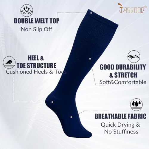 Image of JASGOOD 2 Pack Baseball Socks and Belt Combo Set Softball Socks and Belts Elastic Waist Belt for Youth and Adult Boys
