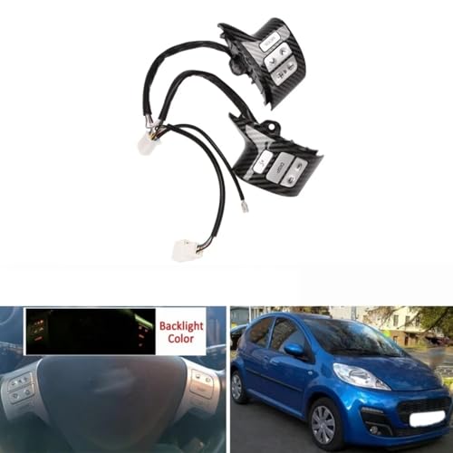 Bouton commande volants compatible avec Toyota Corolla 2007-2010 auto - 6