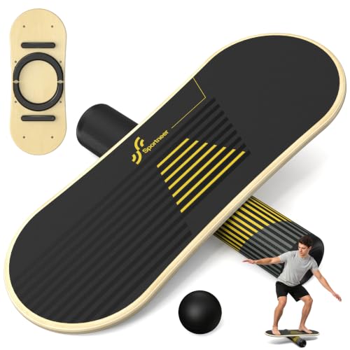 Sportneer Balance Board Erwachsene, 7 Modi Indoorboard Skateboard Surf