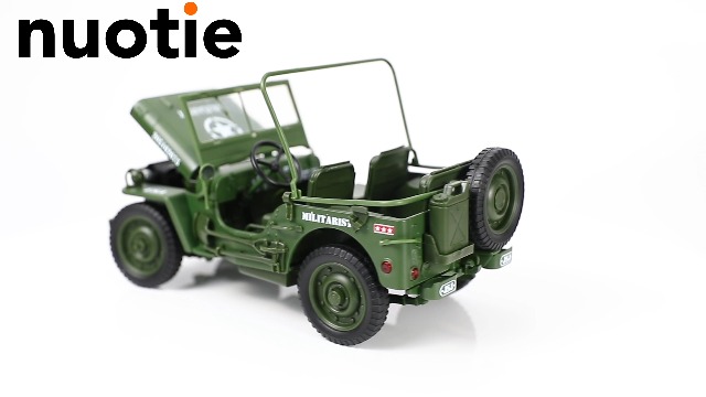 Modelo Willys MB Ejército de EE.UU. 1:18 Metal Fundido miniatura 7