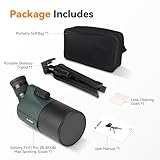 Svbony SV41Pro Mini Mak Spotting Scope, 28-84X80mm Angled Maksutov Spotting Scope, FMC 1.25" Detachable Eyepiece Compatible with SC001 Camera for Aldult Target Shooting Archery Astronomy - Image 7