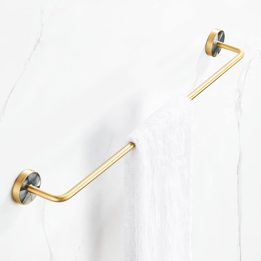 Colgador de paños de cocina y barra para toallas de pared en latón dorado moderno